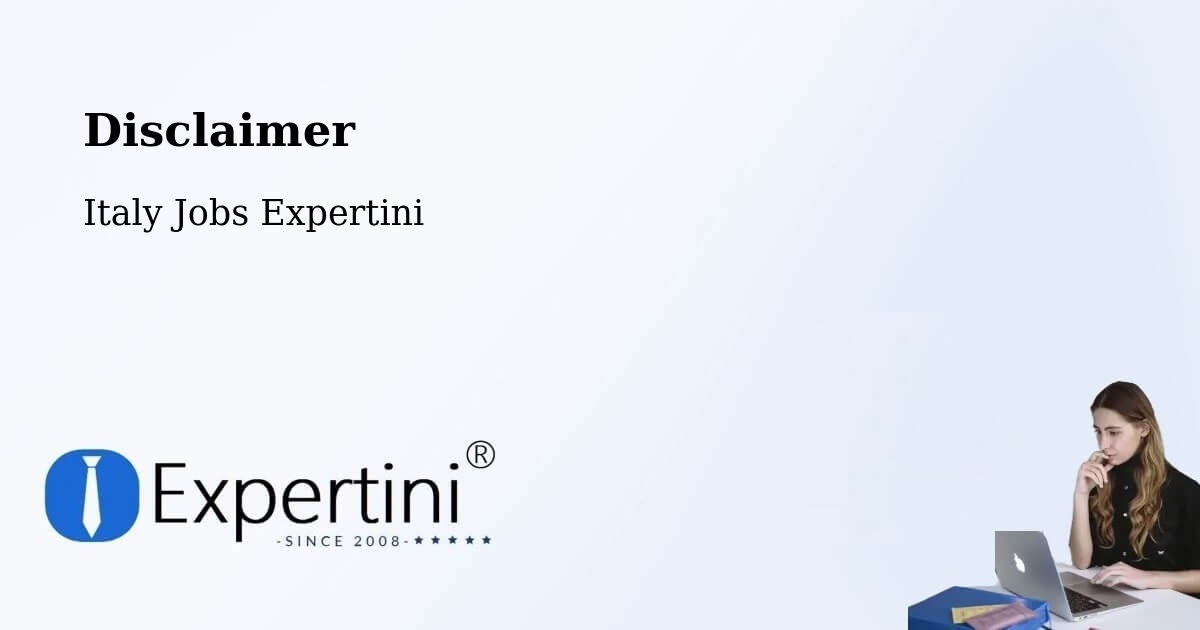 Disclaimer - Italy Jobs Expertini